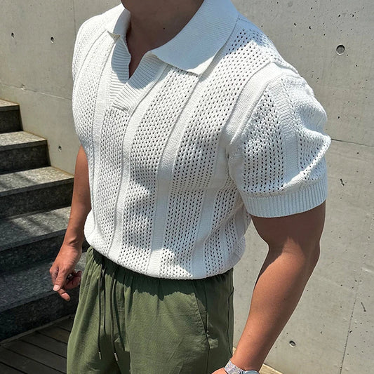 Aero Mesh Polo — Slim Fit Knit Polo