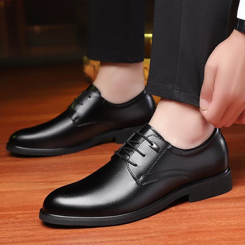 Formal Leather Oxford Dress Shoes