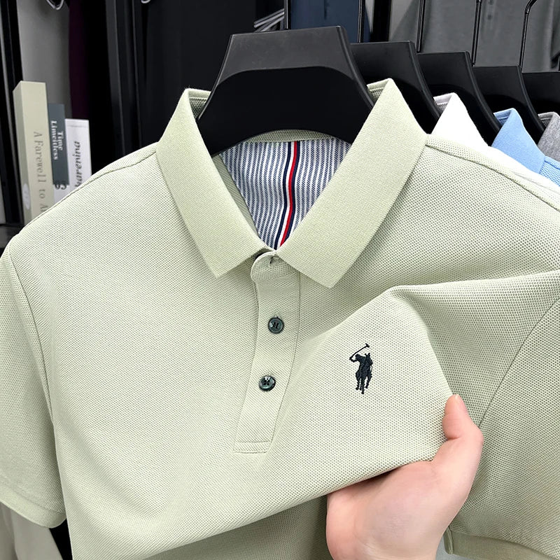 Heritage Polo — 100% Cotton Embroidered Polo