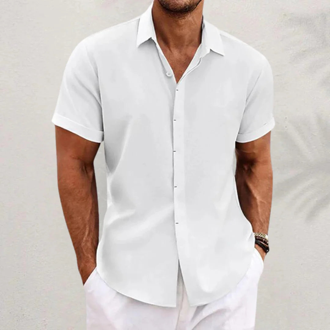 Camiseta Hombre Verano Ligera Transpirable – Camisa Casual Fresca Cómoda