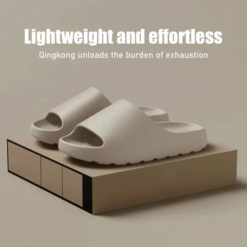 Zapatillas De Coco, Sandalias De Suela Gruesa De Nube, Moda De Verano, Zapatillas De Playa De Fondo Suave Para Hombres, Sandalias Para Mujeres, Chanclas EVA