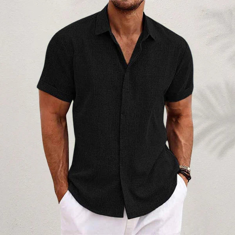 Camiseta Hombre Verano Ligera Transpirable – Camisa Casual Fresca Cómoda