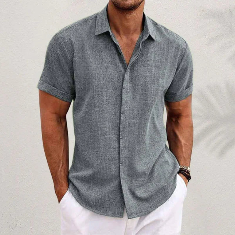 Camiseta Hombre Verano Ligera Transpirable – Camisa Casual Fresca Cómoda