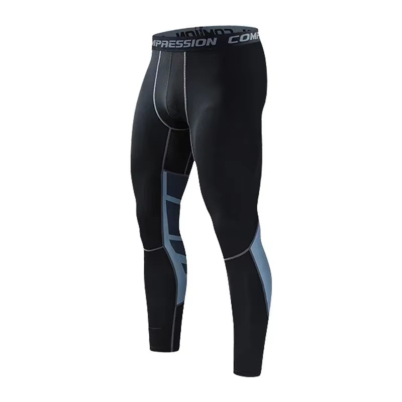Conjunto Deportivo Para Hombre, Ropa Deportiva Para Correr, Entrenamiento, Fitness, Leggings De Compresión, Pantalones Deportivos Ajustados, Lycra
