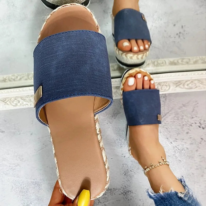 Thick Sole Platform Wedge Sandals