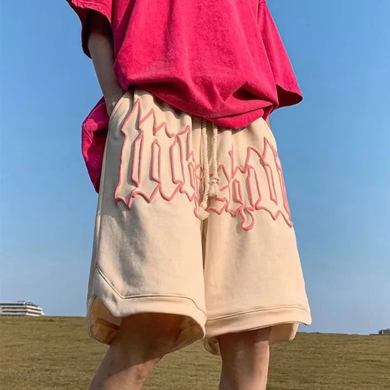 Printed Athletic Shorts, Streetwear
