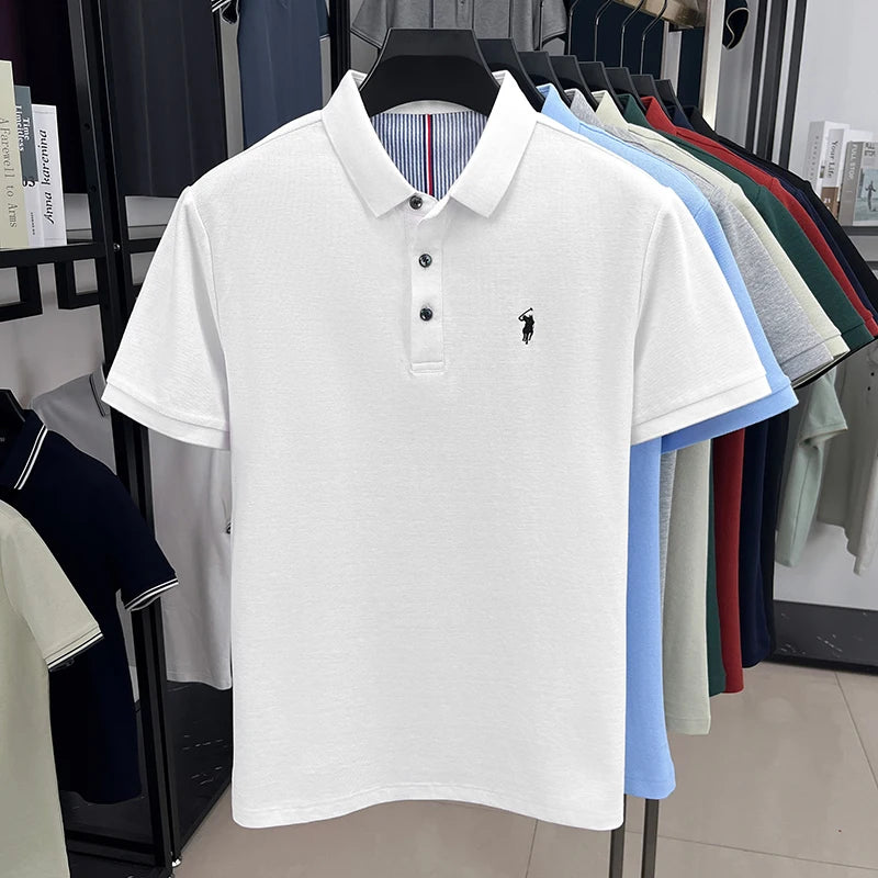 Heritage Polo — 100% Cotton Embroidered Polo