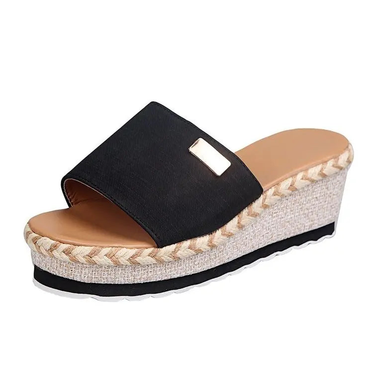 Thick Sole Platform Wedge Sandals