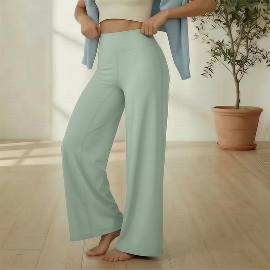 High-Waist Wide-Leg Yoga Pants