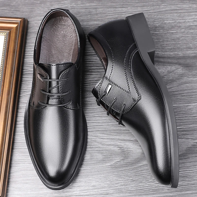 Formal Leather Oxford Dress Shoes