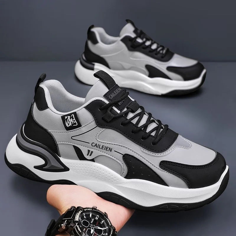Breathable Casual Sneakers, Thick Sole