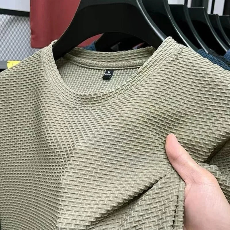 Mesh Cooling T-Shirt, Solid Color