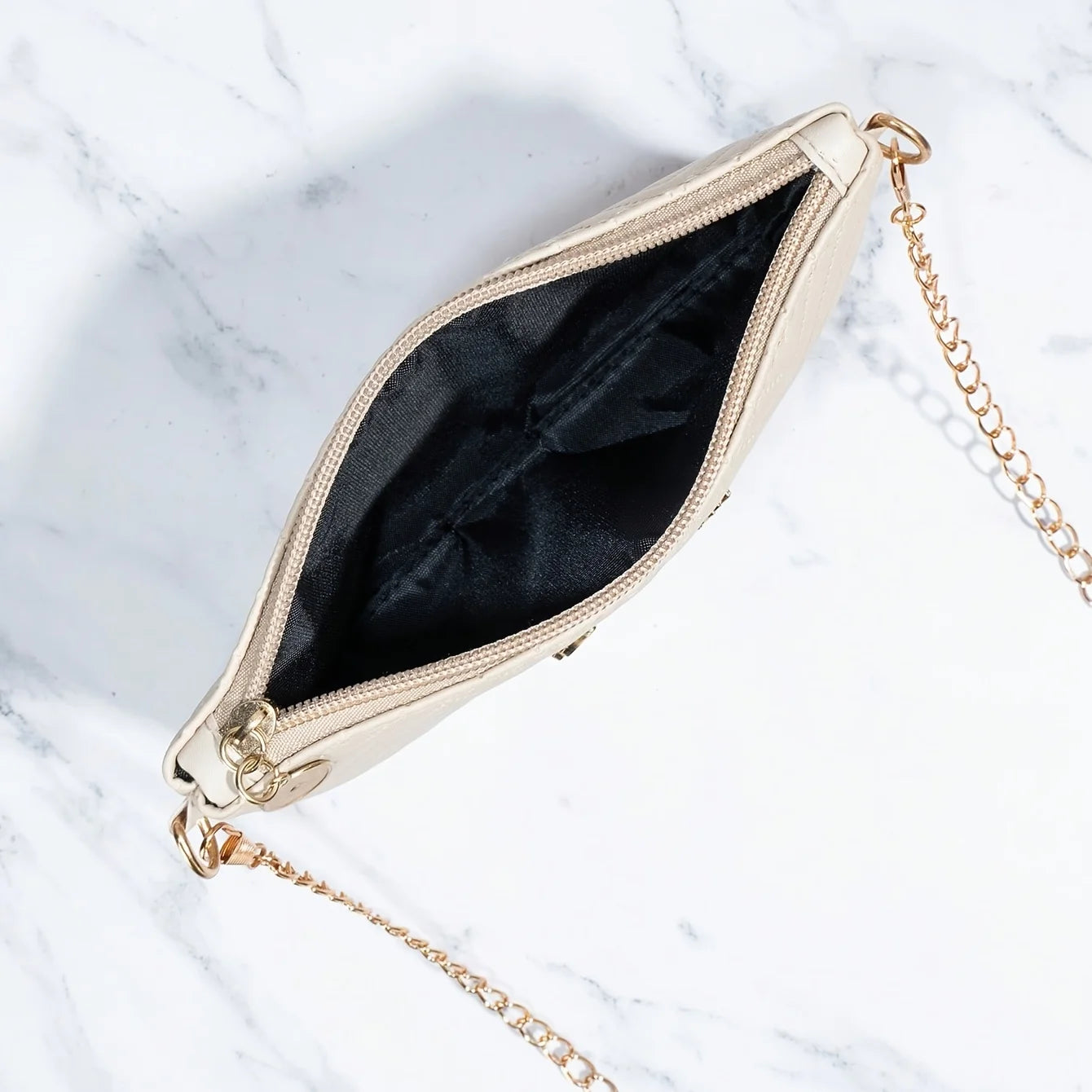 Quilted Chain Crossbody Bag