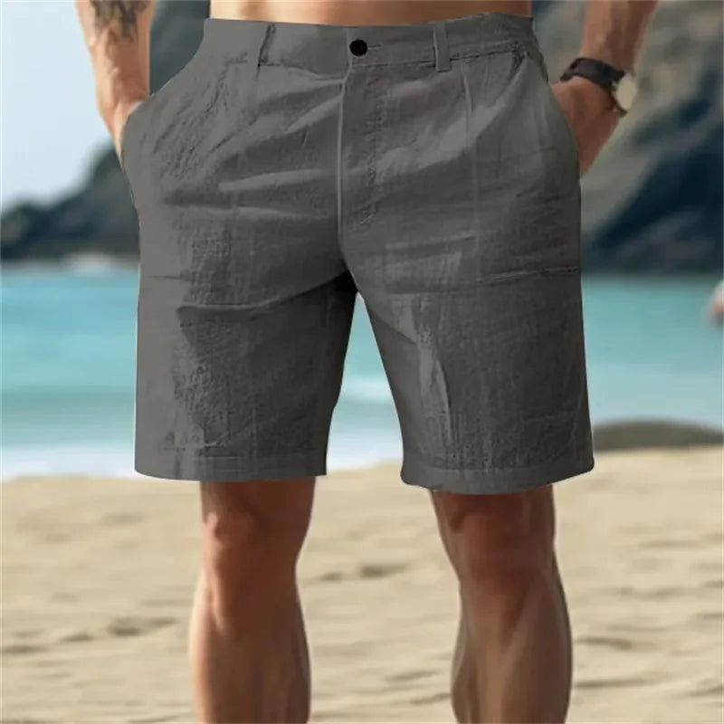 Linen Flow Shorts — Breathable Cotton-Linen Shorts