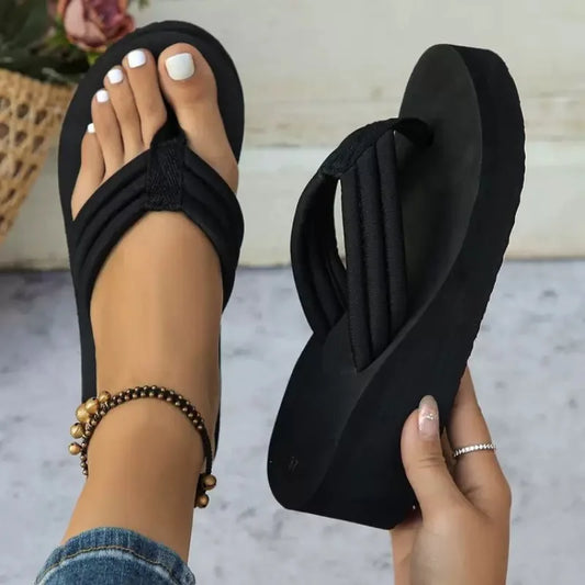 Thick Sole Beach Flip-Flops