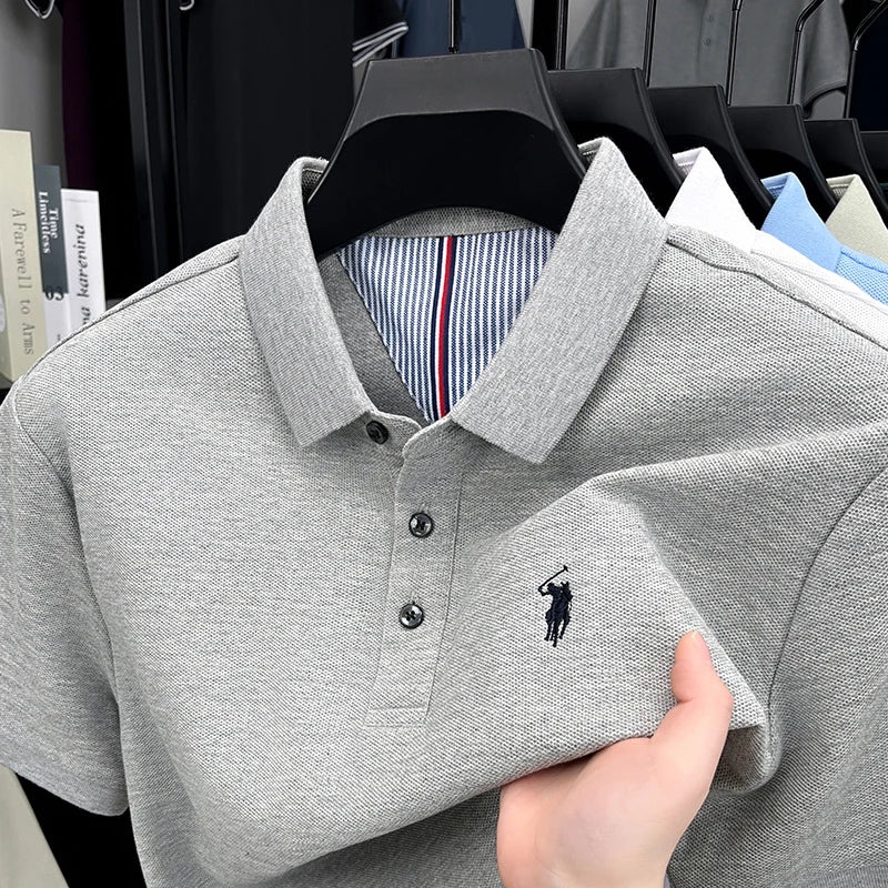 Heritage Polo — 100% Cotton Embroidered Polo
