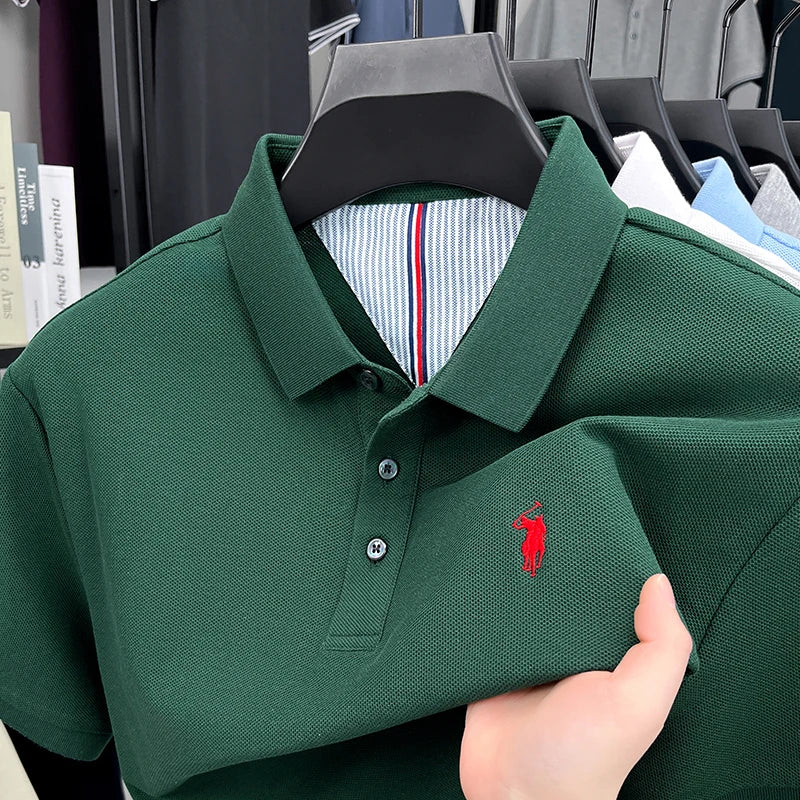 Heritage Polo — 100% Cotton Embroidered Polo