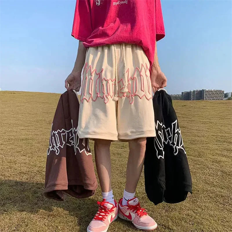 Printed Athletic Shorts, Streetwear