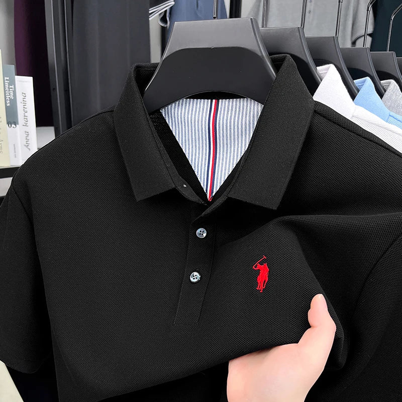 Heritage Polo — 100% Cotton Embroidered Polo