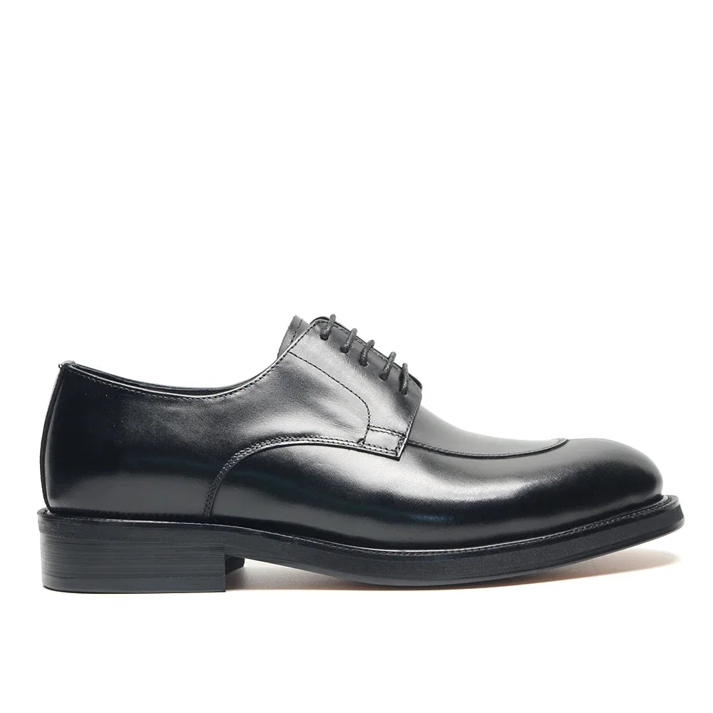 Genuine Leather Oxford Dress Shoes, Black