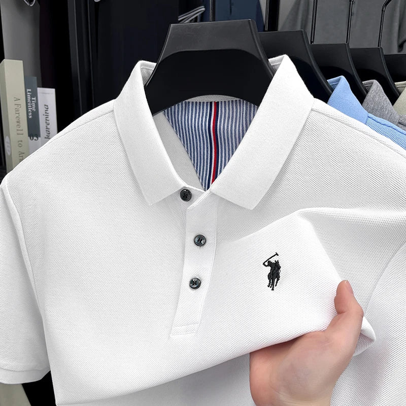 Heritage Polo — 100% Cotton Embroidered Polo