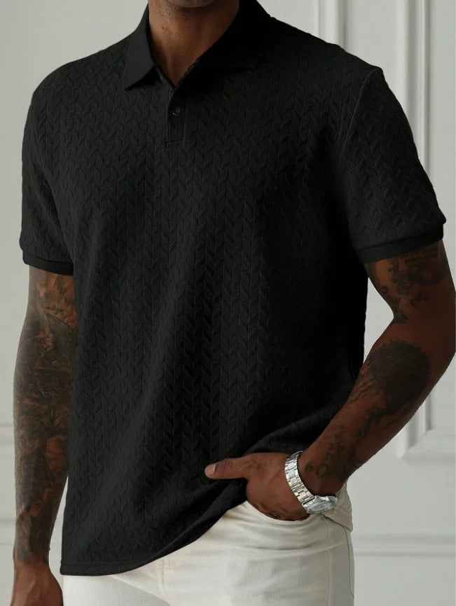 Plaid Casual Collar Polo Shirt