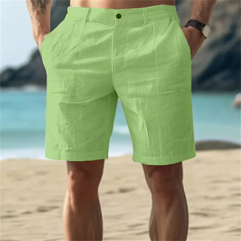 Linen Flow Shorts — Breathable Cotton-Linen Shorts