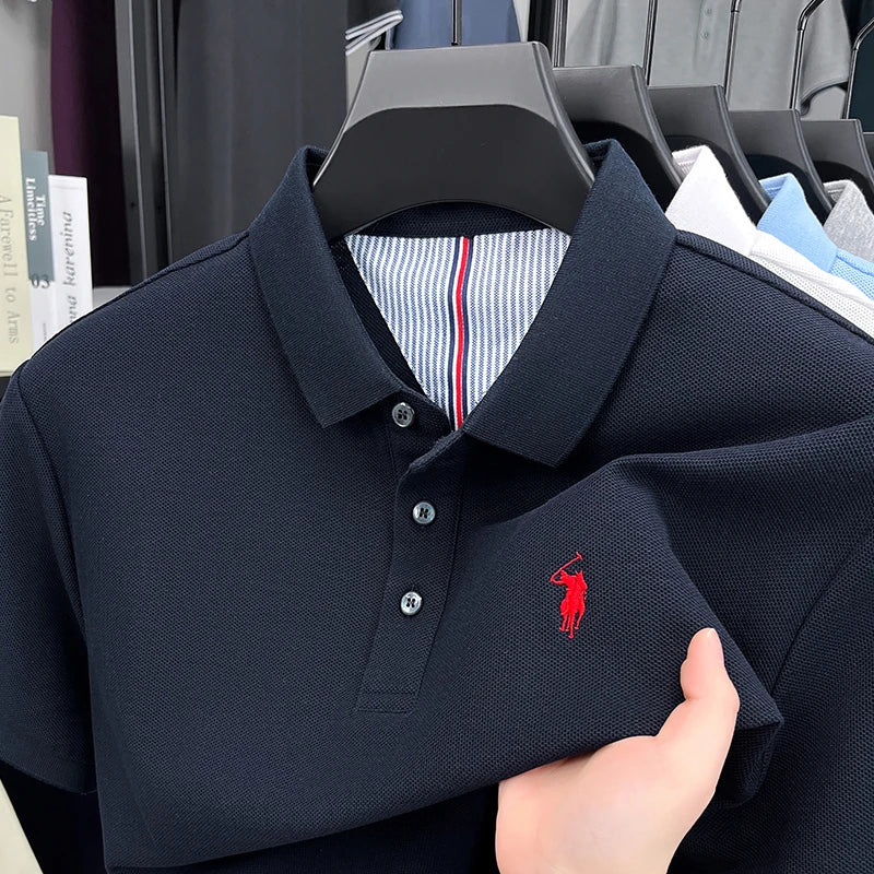 Heritage Polo — 100% Cotton Embroidered Polo