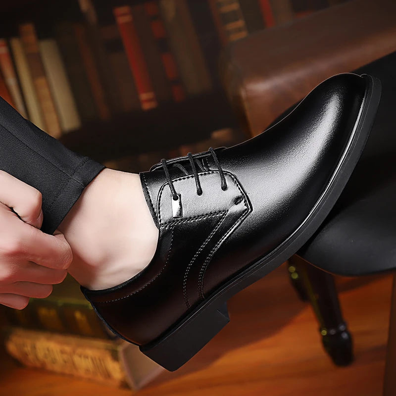 Formal Leather Oxford Dress Shoes