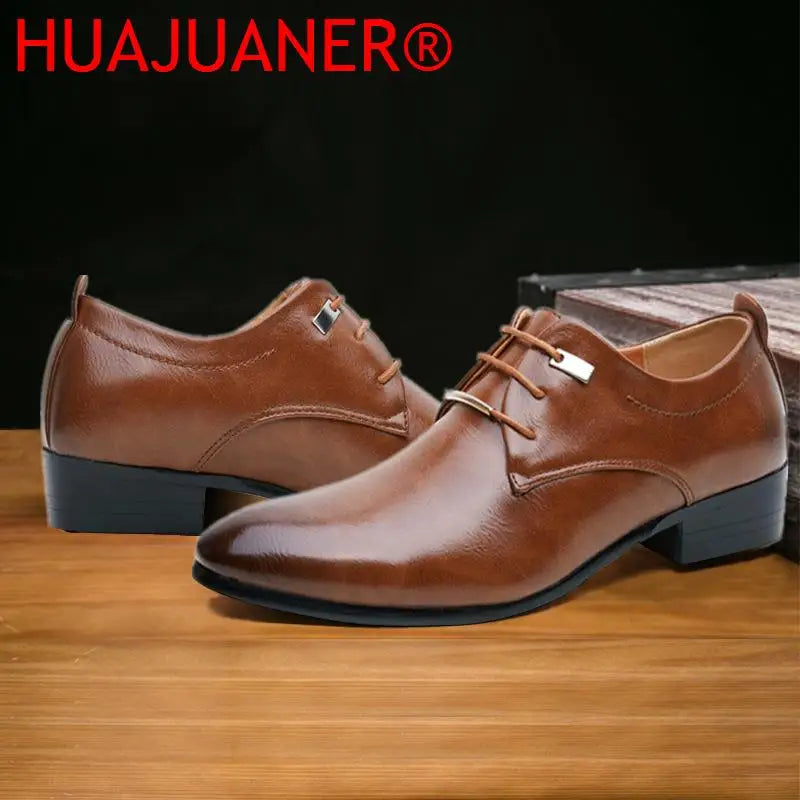 Italian-Style Leather Oxford Shoes