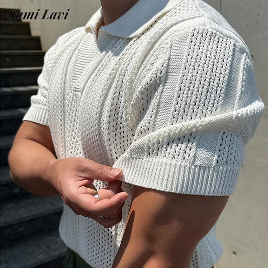 Aero Mesh Polo — Slim Fit Knit Polo