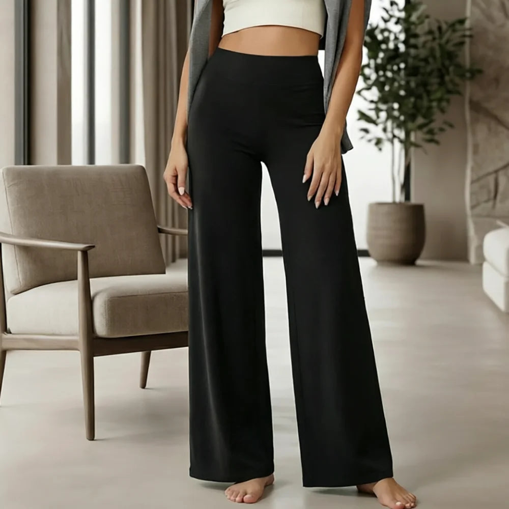 High-Waist Wide-Leg Yoga Pants