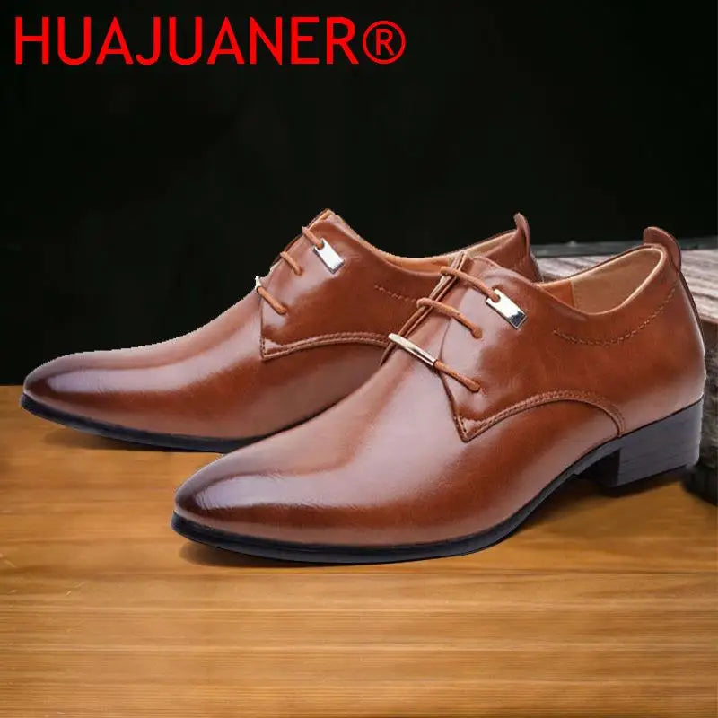 Italian-Style Leather Oxford Shoes