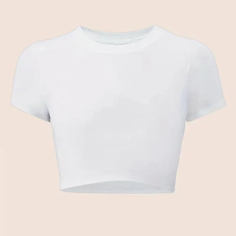 Y2K Letter Print Crop Top