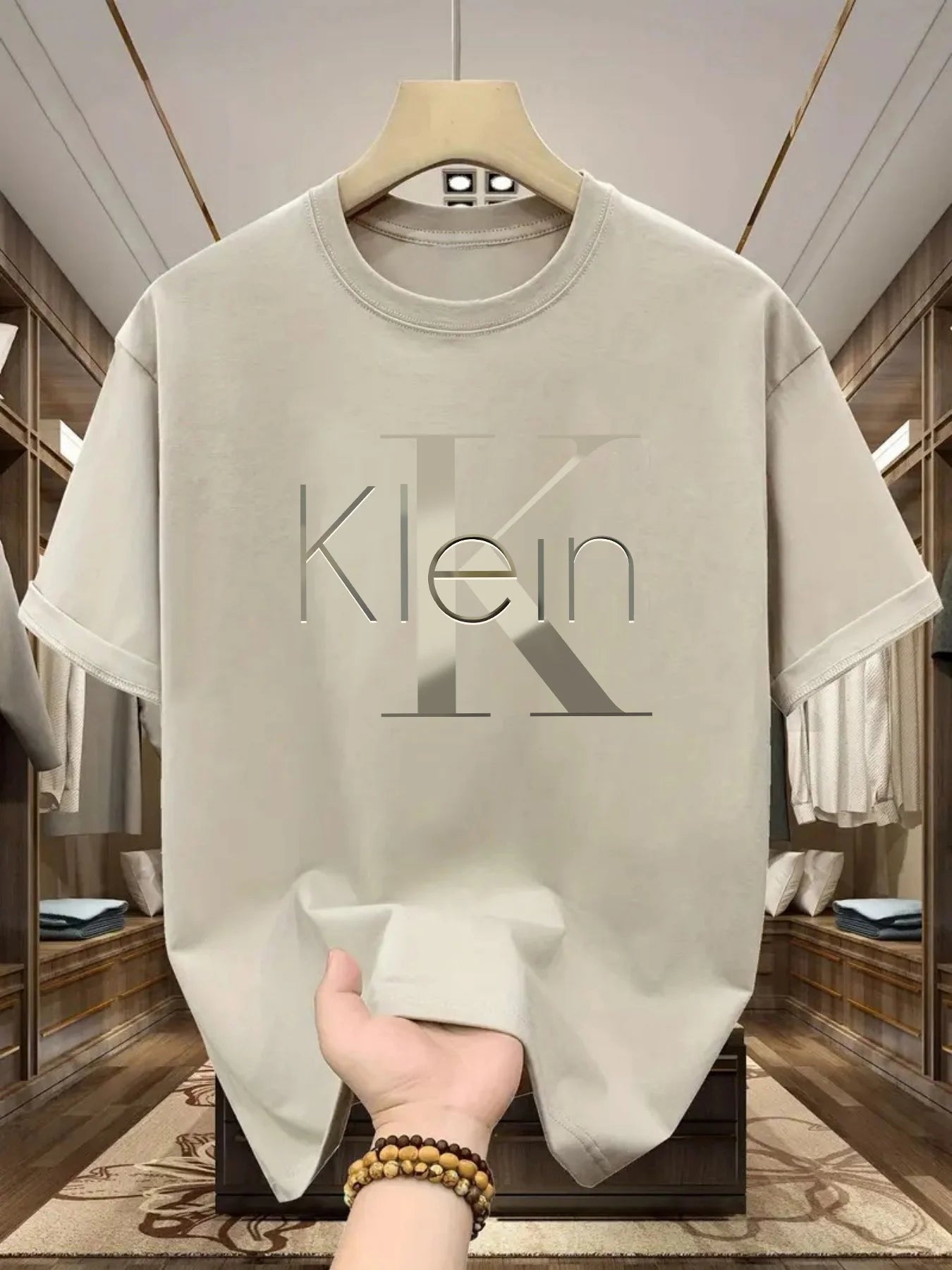 Metallic Graphic Tee, 100% Cotton