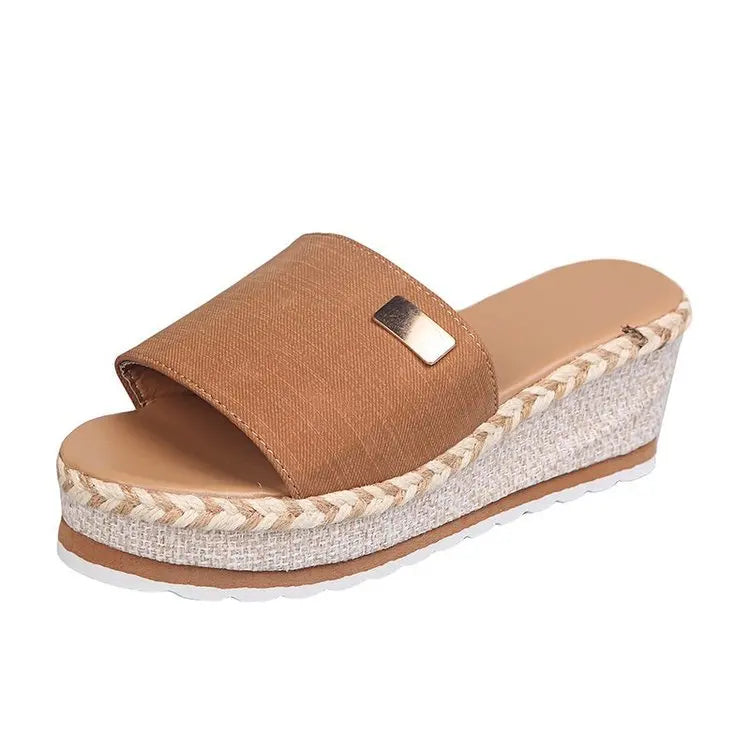 Thick Sole Platform Wedge Sandals
