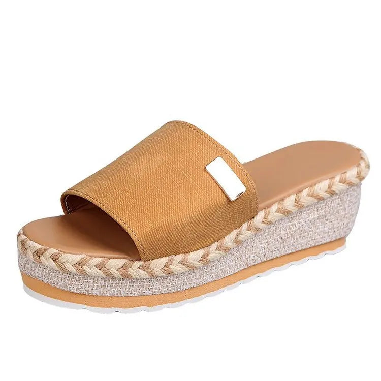 Thick Sole Platform Wedge Sandals