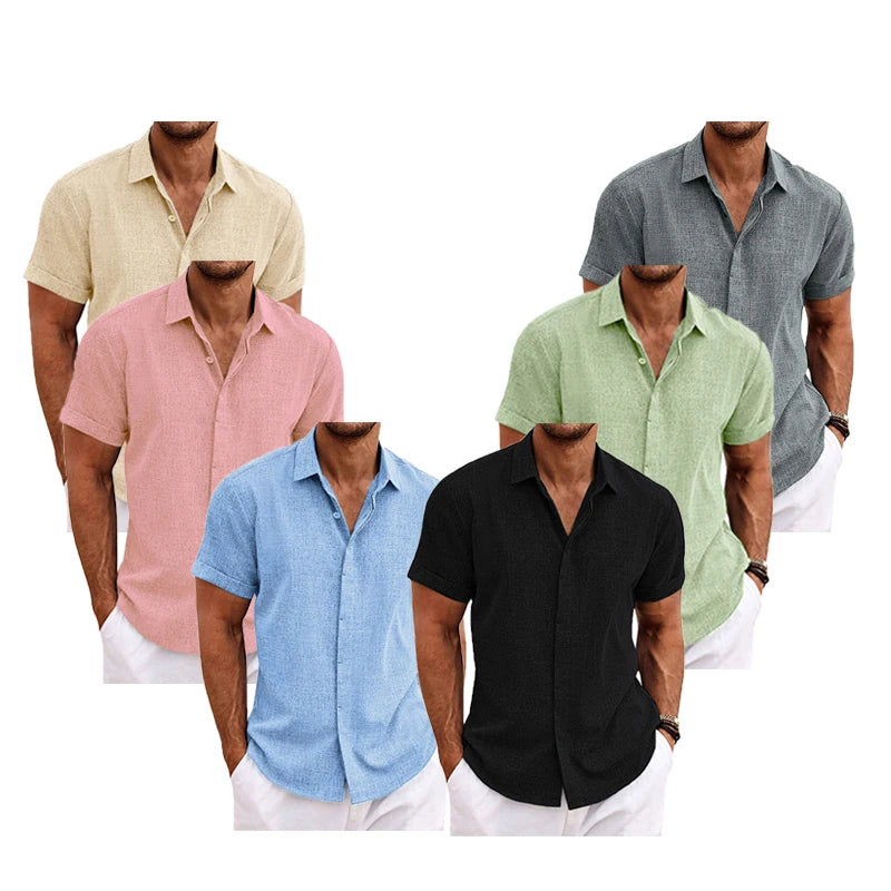 Oversized Short-Sleeve Shirt