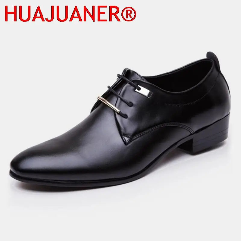 Italian-Style Leather Oxford Shoes