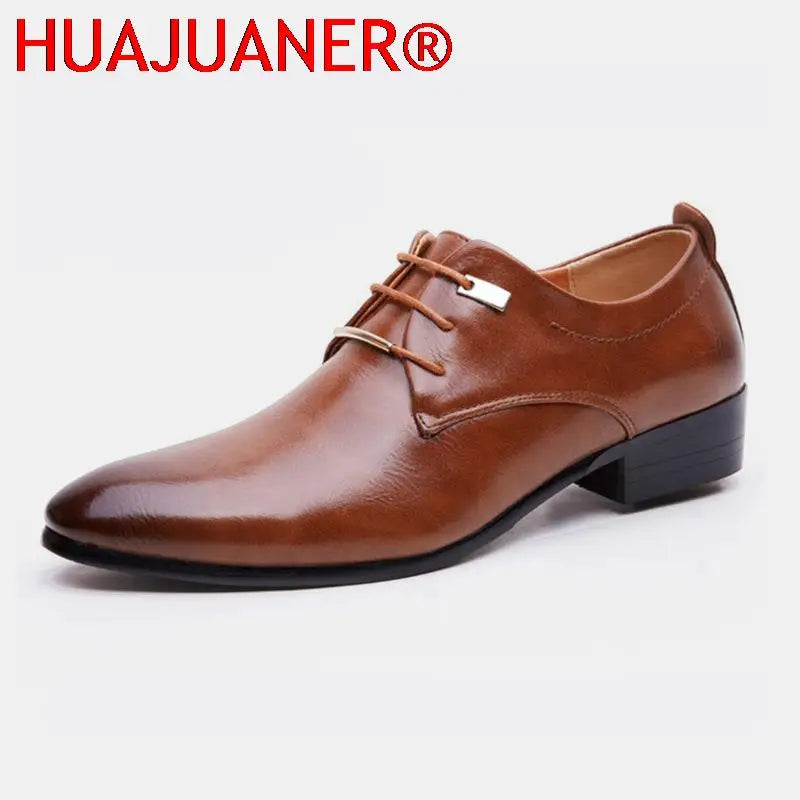 Italian-Style Leather Oxford Shoes