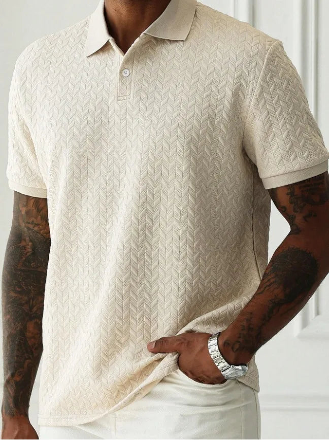 Plaid Casual Collar Polo Shirt