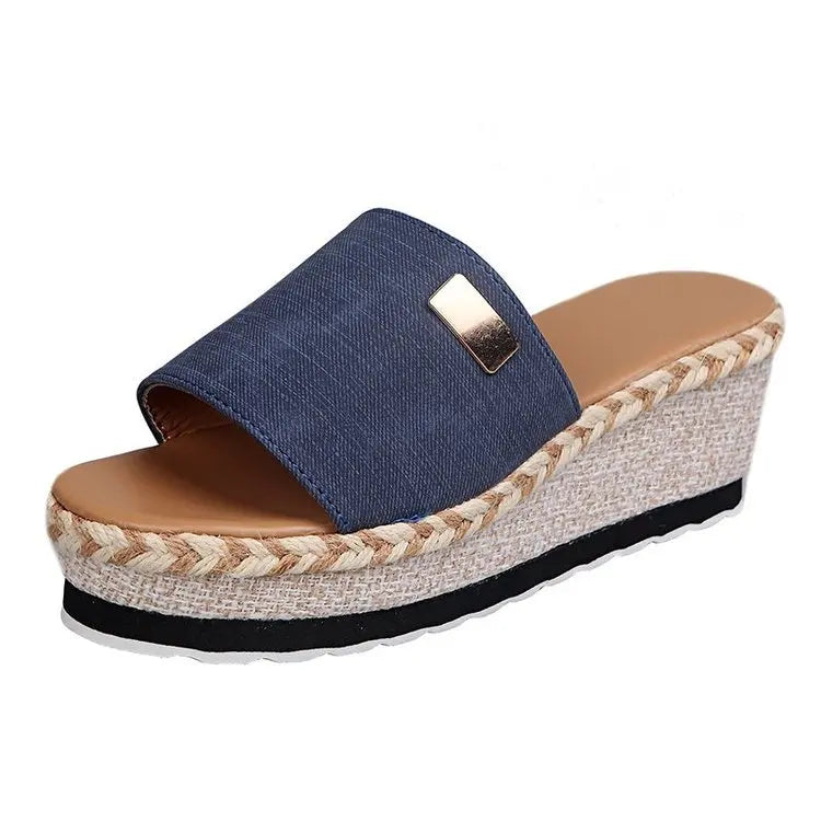 Thick Sole Platform Wedge Sandals