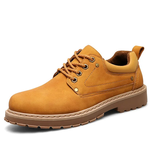 British-Style Leather Ankle Boots
