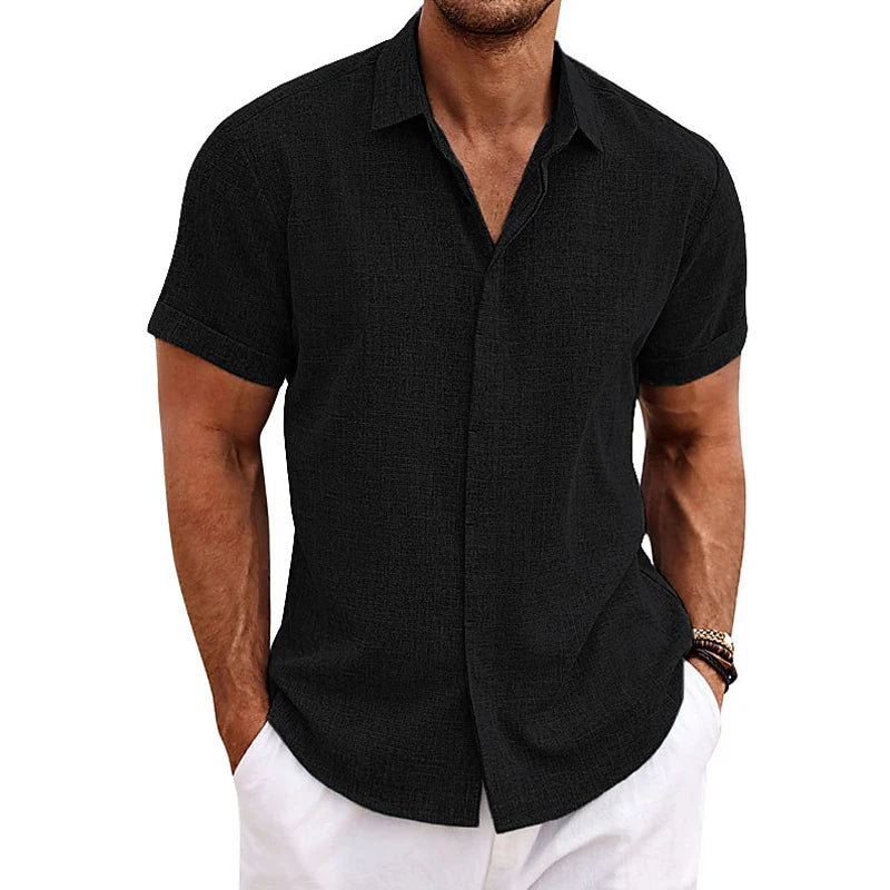 Oversized Short-Sleeve Shirt
