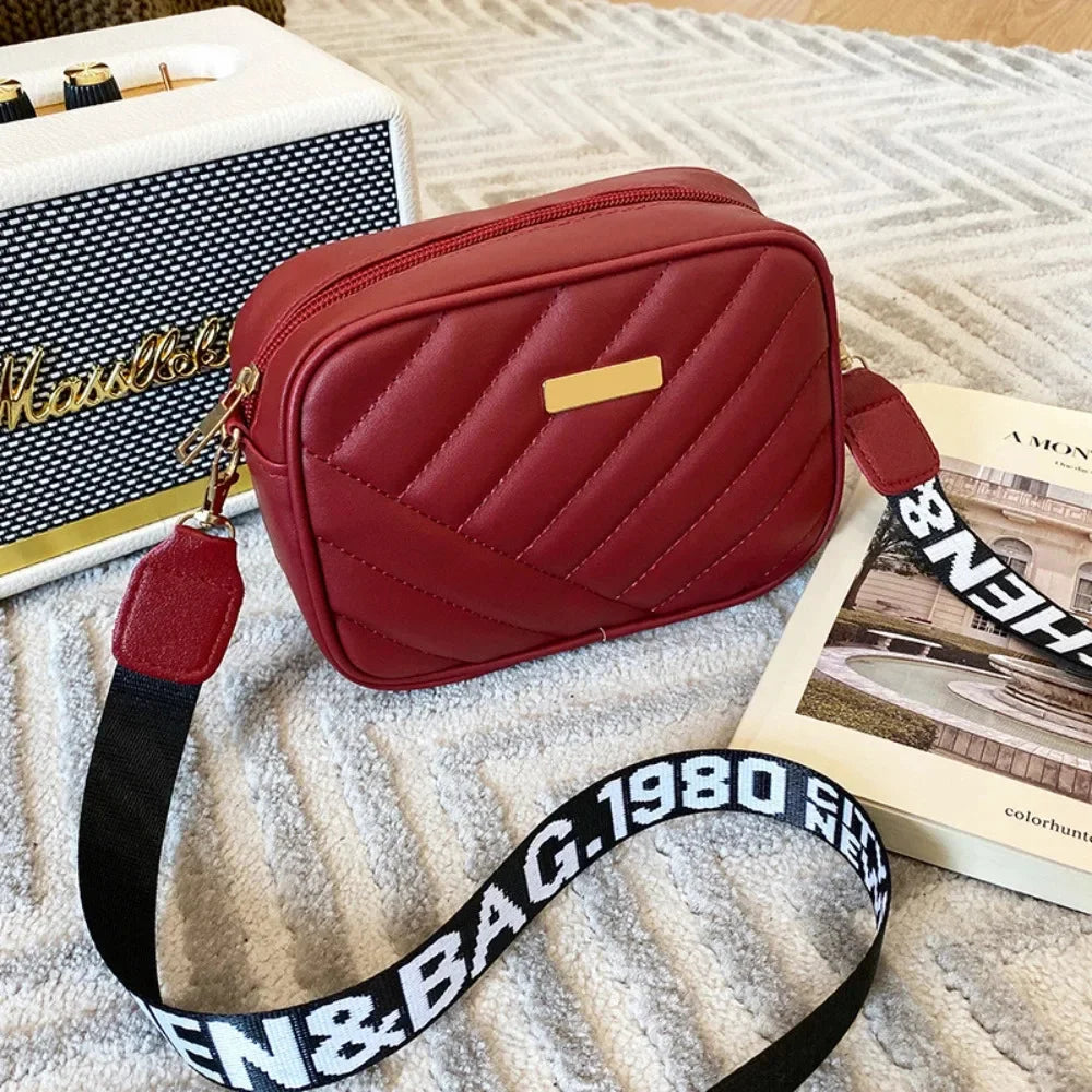 PU Camera Bag Crossbody