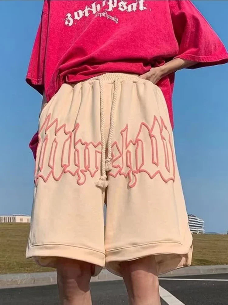 Printed Athletic Shorts, Streetwear