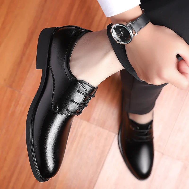 Formal Leather Oxford Dress Shoes