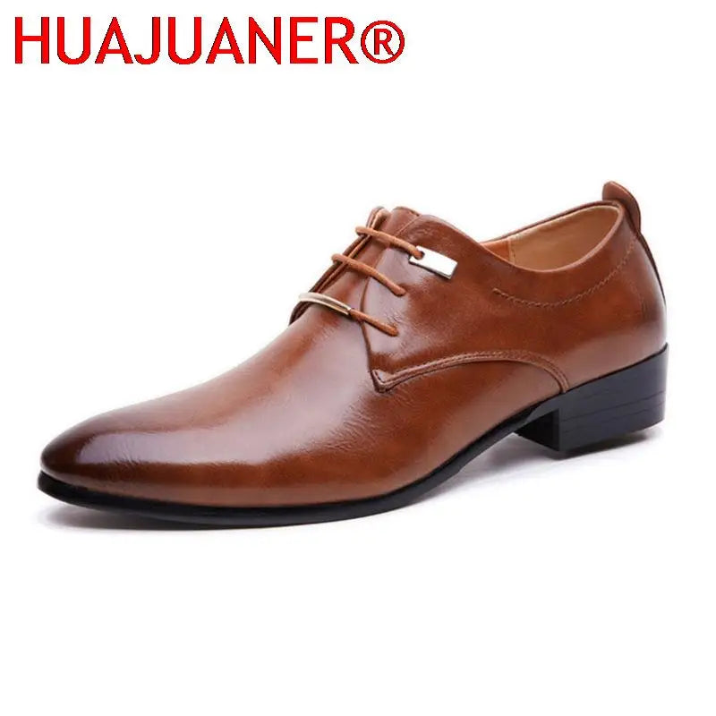 Italian-Style Leather Oxford Shoes