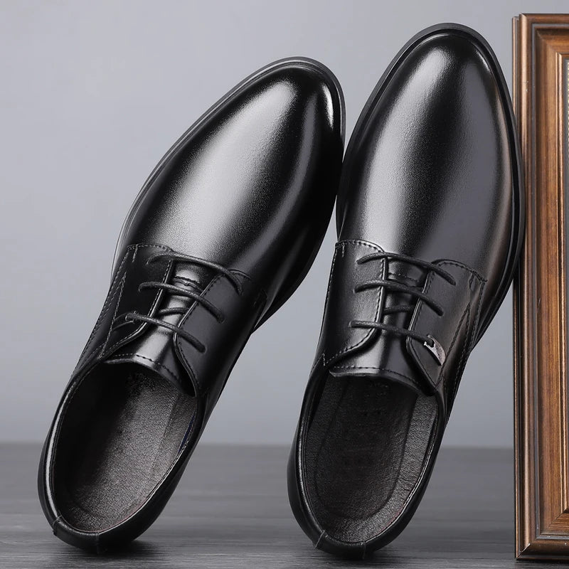 Formal Leather Oxford Dress Shoes