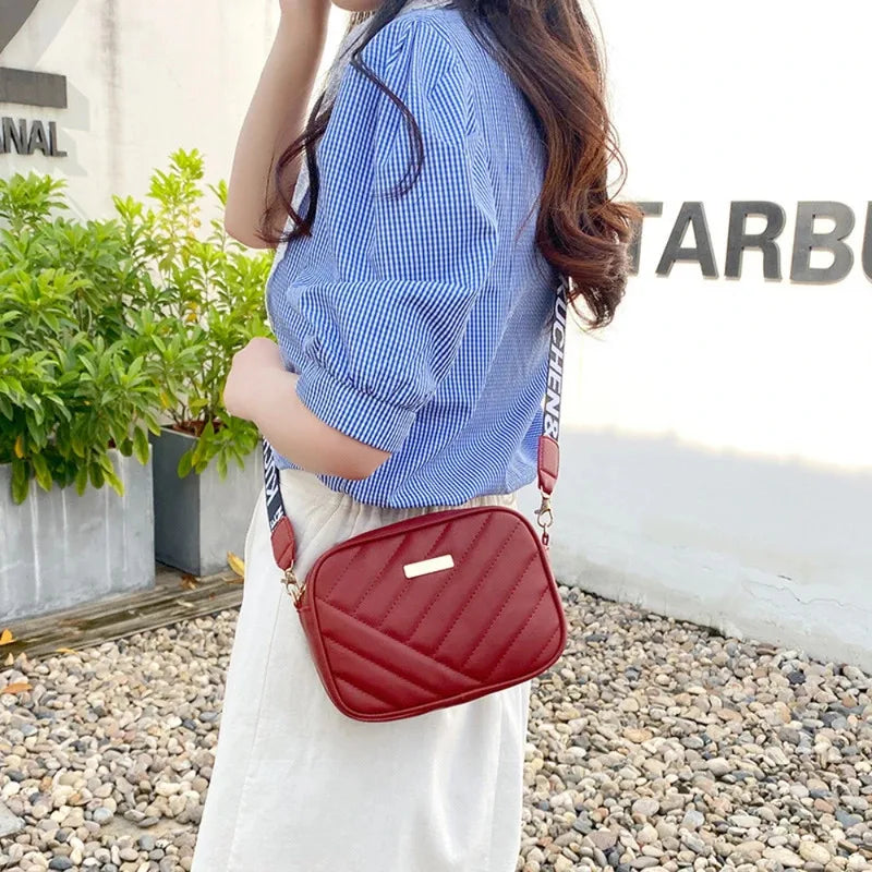 PU Camera Bag Crossbody